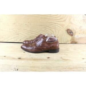 Mercanti Fiorentini Mens Shoes 13 M CUOIO Brown Leather Oxford Derby Wingtip